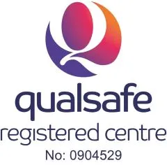Qualsafe Registered centre logo with centre number 090452